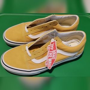 Vans Low Top Mustard Yellow sz 7.5 Mens